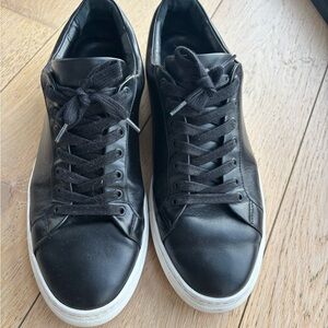 Thursday Boot Company Black Leather Sneakers